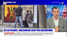 Ile-de-France: le gouvernement ne souhaite pas reconfiner 