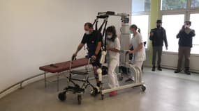 Saint-Genis-Laval: un exosquelette pour aider les patients à remarcher