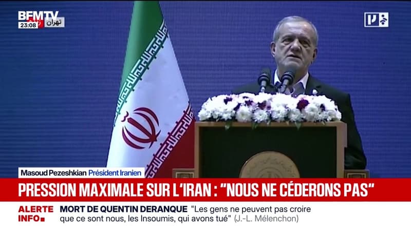 Vers une action militaire américaine en Iran ? "Nous ne céderons pas", déclare Masoud Pezeshkian, président iranien