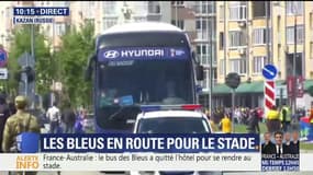 France-Australie : Les Bleus sont arrivés au stade !