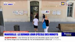 Marseille: le dernier jour d'école des minots