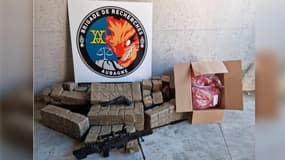 140 kilos de cannabis ont été saisis en Provence-Alpes-Côte d'Azur.