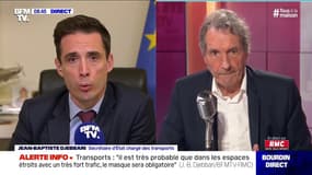 Jean-Baptiste Djebbari, secrétaire d'État chargé des Transports, était chez Jean-Jacques Bourdin