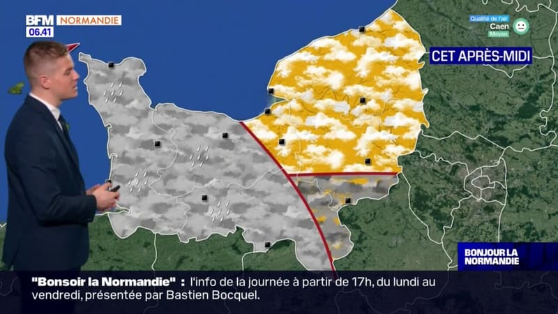 Météo Normandie: un ciel partiellement couvert sur la région, la température montera jusqu’à 18°C  à Évreux, 17°C à Caen et 16°C au Havre  