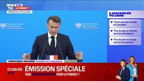 Mercosur: "Nos agricultures ne seront pas les sacrifiées", assure Emmanuel Macron en Pologne
