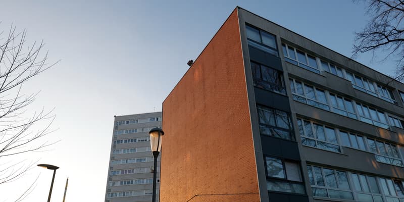 Des logements sociaux à Thiais (Val-de-Marne) le 21 janvier 2023