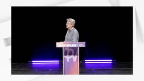 Jean-Luc Mélenchon, le 25 août 2023 à Châteauneuf-sur-Isère