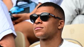 Kylian Mbappé à Roland-Garros le 11 juin 2023