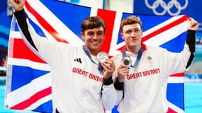 Tom Daley et Noah Williams le 29 juillet 2024