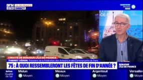 Paris: le président de la FACAP explique qu'une "rue illuminée est une rue qui attire" pendant les fêtes de fin d'année