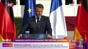 Emmanuel Macron en Allemagne, une visite pro-européenne