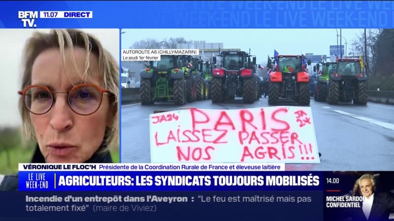 Colère des agriculteurs: Véronique Le Floc'h, présidente de la Coordination Rurale de France, affirme que le Salon de l'Agriculture 
