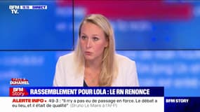 "Je pense qu'ils ont tort": Marion Maréchal sur le refus des dirigeants du RN de se rendre au rassemblement en hommage à Lola