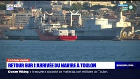 Toulon: retour sur l'arrivée de l'Ocean Viking au port militaire