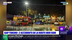 Gap: deux accidents de la route lundi soir