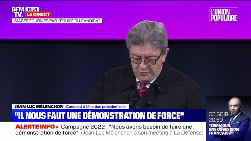 Pour Jean-Luc Mélenchon, Valérie Pécresse, "c'est deux tiers Macron, un tiers Zemmour"