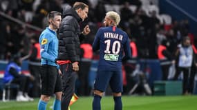 Thomas Tuchel et Neymar