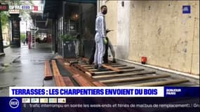 Paris: les charpentiers sollicités pour la construction de terrasses