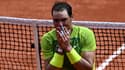 Rafael Nadal ému après son 14e sacre à Roland-Garros, le 5 juin 2022