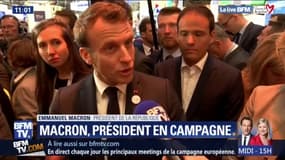 Emmanuel Macron à BFMTV: "On peut avoir une Europe de l'ambition et une Europe qui protège"