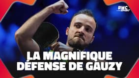 Gauzy défend loin de sa table... et écœure son adversaire en gagnant le point (WTT Champions Macao)