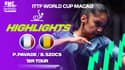 Résumé : Prithika PAVADE vs Bernadette SZOCS (ITTF World Cup 2024)