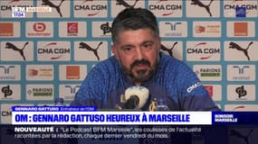 OM: l'entraîneur, Gennaro Gattuso, se dit heureux à Marseille