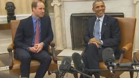 Le prince William a rencontré la Président Barack Obama à la Maison Blanche. 