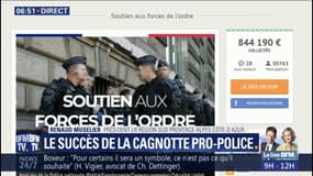 À l'origine de la cagnotte en soutien aux forces de l'ordre, Renaud Muselier espère "dépasser le million d'euros"