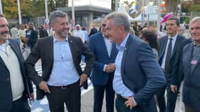 Franck Allisio et Stéphane Ravier le 3 octobre 2025.