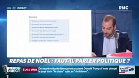 Quels sujets éviter lors des repas de fêtes ?