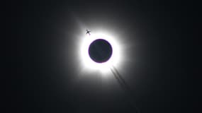Eclipse totale à Jonesboro, dans l'Arkansas, le 8 avril 2024