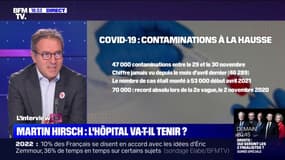 Martin Hirsch sur la 5e vague de Covid-19: "Grâce à la vaccination, la montée des cas grave a été retardée"