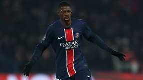 Ousmane Dembélé avec le PSG, le 12 janvier 2025