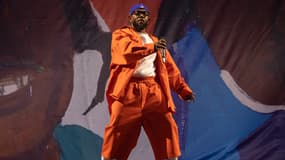 Le rappeur Kendrick Lamar en juin 2023 lors d'un concert à New York
