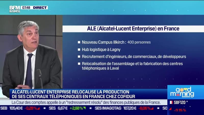 Thierry Bonnin (Alcatel - Lucent Entreprise) : Alcatel - Lucent Entreprise relocalise certaines productions en France - 10/03