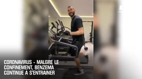 Coronavirus - Confiné chez lui, Benzema continue à se maintenir en forme