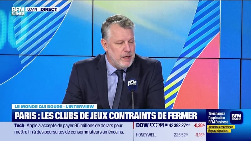 Le monde qui bouge - L'Interview : Paris, les clubs de jeux contraints de fermer - 03/01