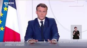 Emmanuel Macron sur Noël: "Veillons à ne pas être trop nombreux à table"
