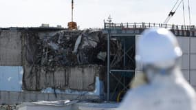 L'enceinte de confinement du réacteur 3 de la centrale de Fukushima dans le nord-est du Japon, le 10 février 2016