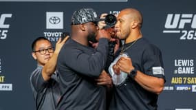 Le face à face entre Derrick Lewis et Ciryl Gane à l'UFC
