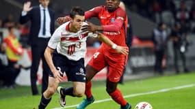 Sébastien Corchia et Blaise Matuidi à la lutte