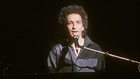 Michel Berger en concert au Zénith de Paris en 1986.