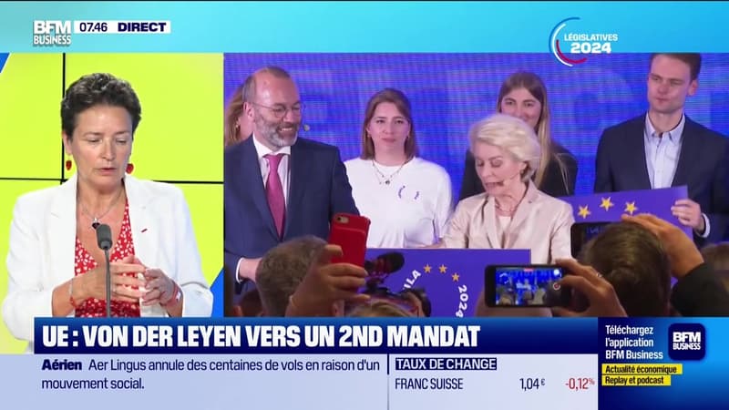 Geneviève Pons (Institut Jacques Delors) : UE, Ursula von der Leyen vers un second mandat ? - 27/06