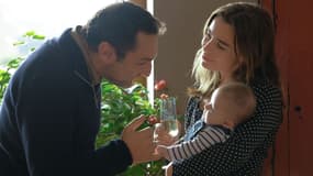 Gilles Lellouche et Elodie Bouchez dans Pupille