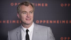 Christopher Nolan à la première française d'"Oppenheimer" à Paris le 11 juillet 2023.