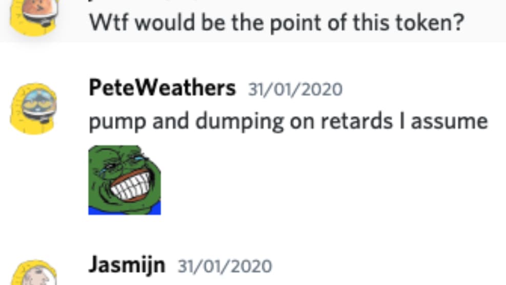 Des commentaires sur le CoronaCoin. 