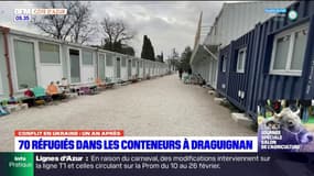 Var: 70 réfugiés ukrainiens logés dans les conteneurs de Draguignan