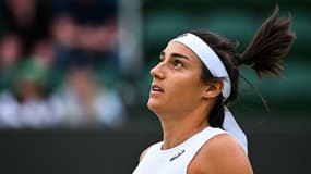 Caroline Garcia à Wimbledon, le 3 juillet 2022.