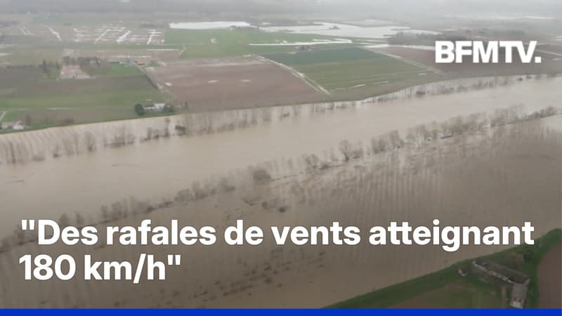 Tempête Nils: les images des dégâts en France
